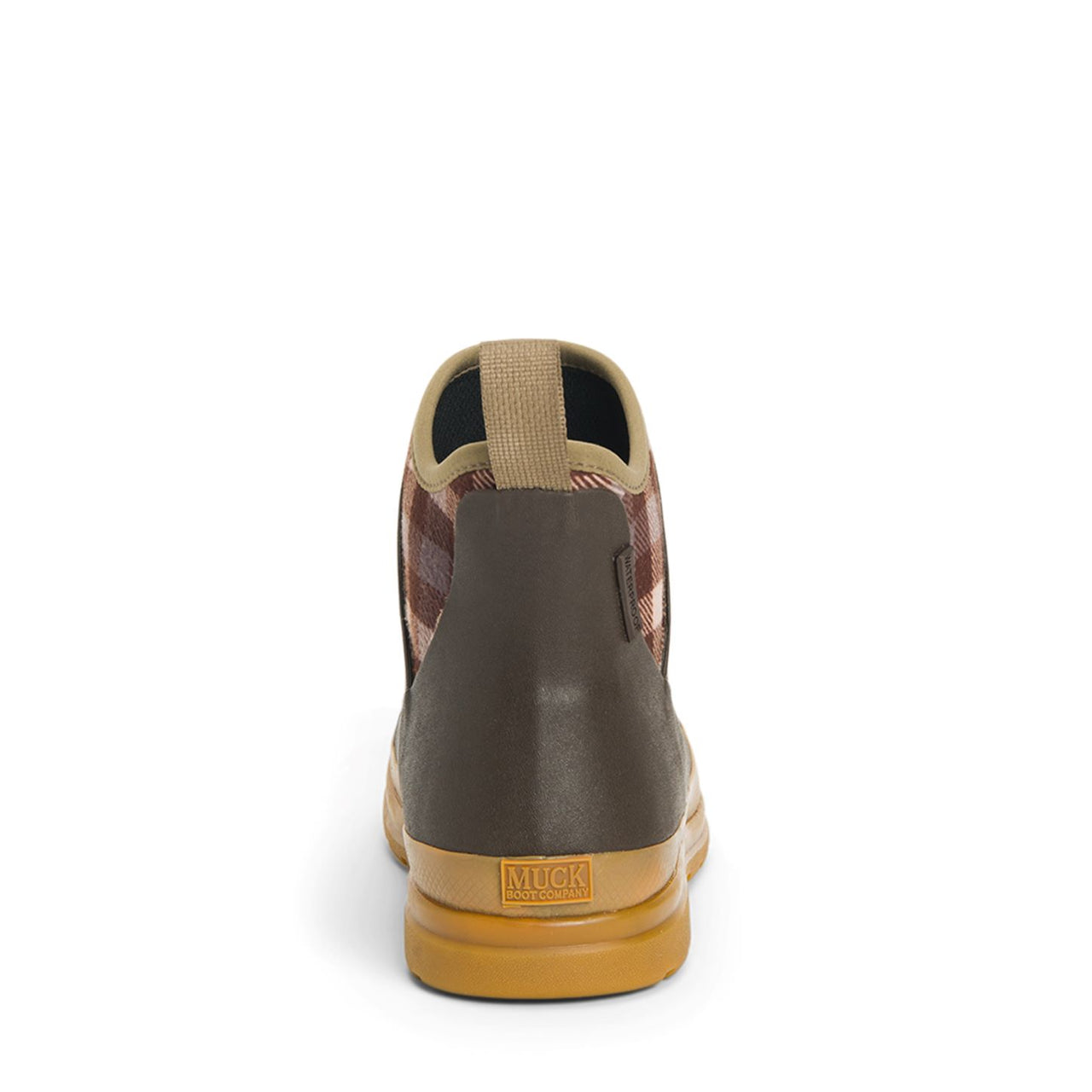 Muck Originals Pull on Ankle Braun/Plaid