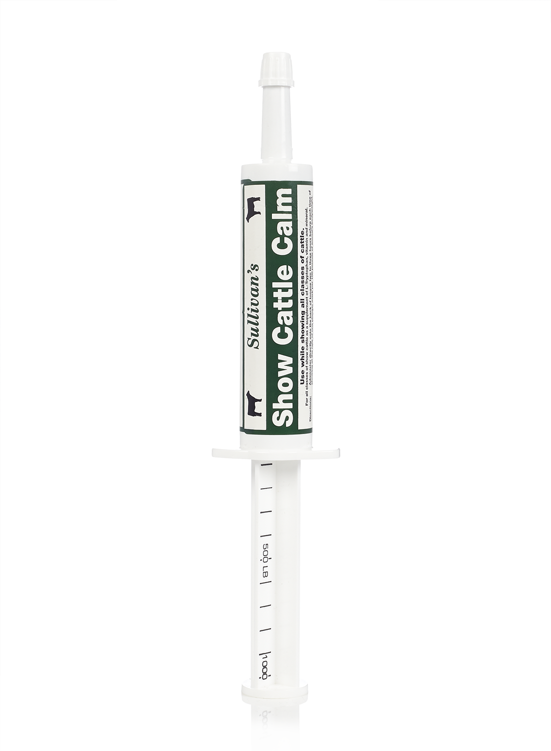 Show cattle calm tube
