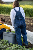 Key Women's Ring Spum Denim Bib Overall